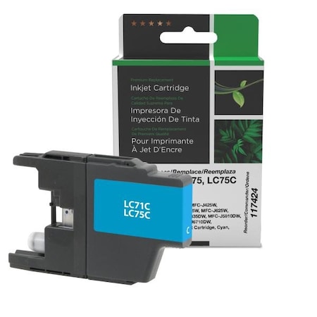 Clover Imaging Group Imaging Non-OEM New High Yield Cyan Ink Cartridge 117424
